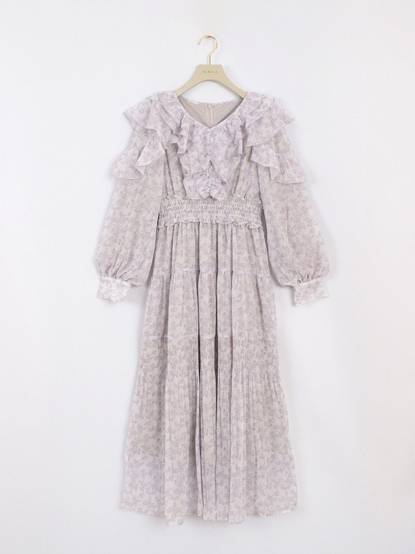 オリジナルフリルプリーツワンピース 詳細画像 ピンク 1