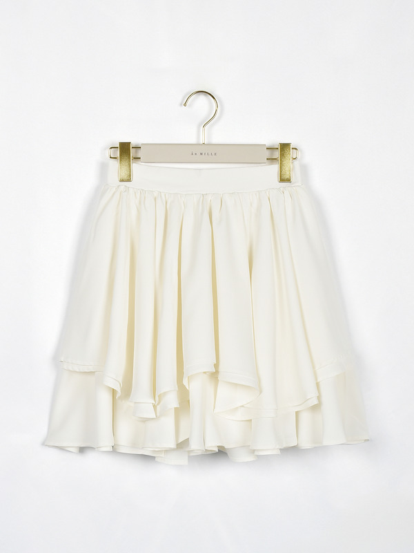 レイヤードフリルミニスカート 詳細画像 ブラック 16