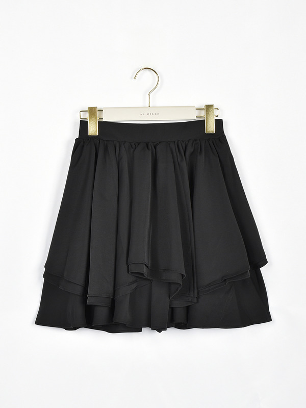 レイヤードフリルミニスカート 詳細画像 ブラック 16