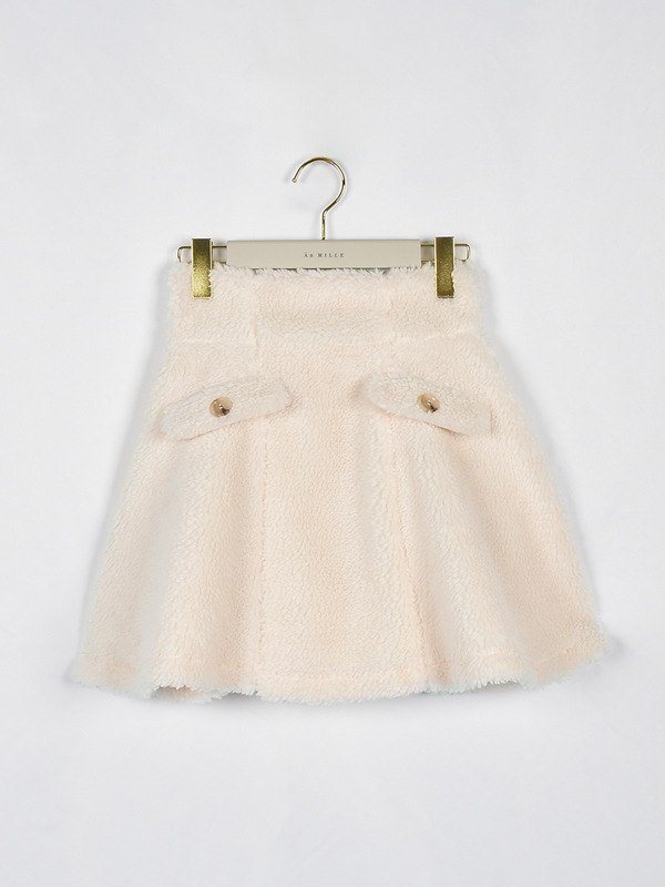 ボアフレアスカート 詳細画像 オフホワイト 16