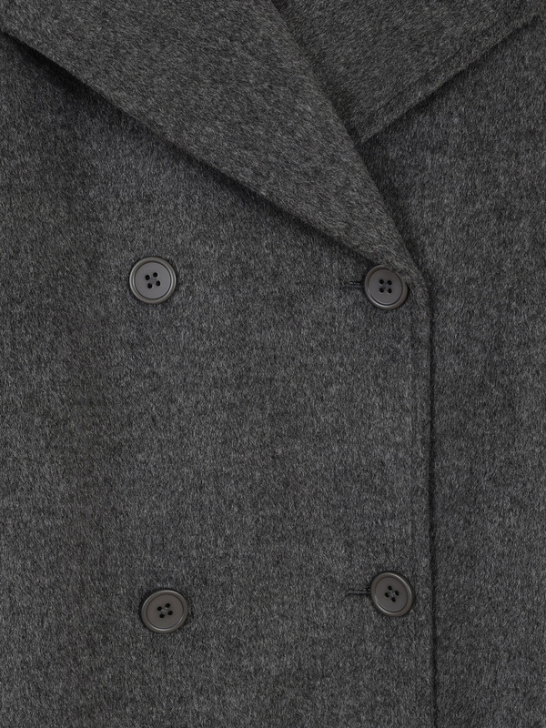 ダブルボタンロングコート 詳細画像 チャコール 16