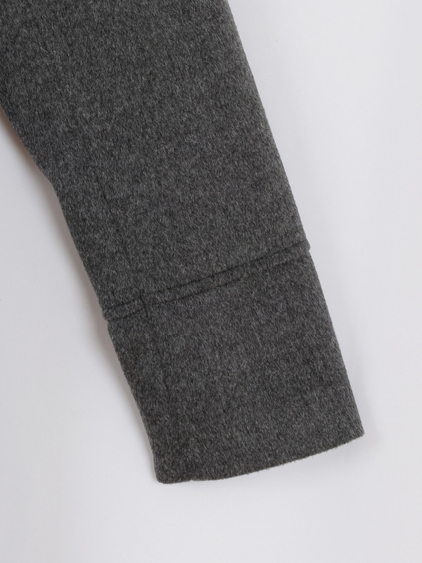 ダブルボタンロングコート 詳細画像 チャコール 16