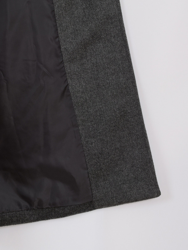 ダブルボタンロングコート 詳細画像 チャコール 16