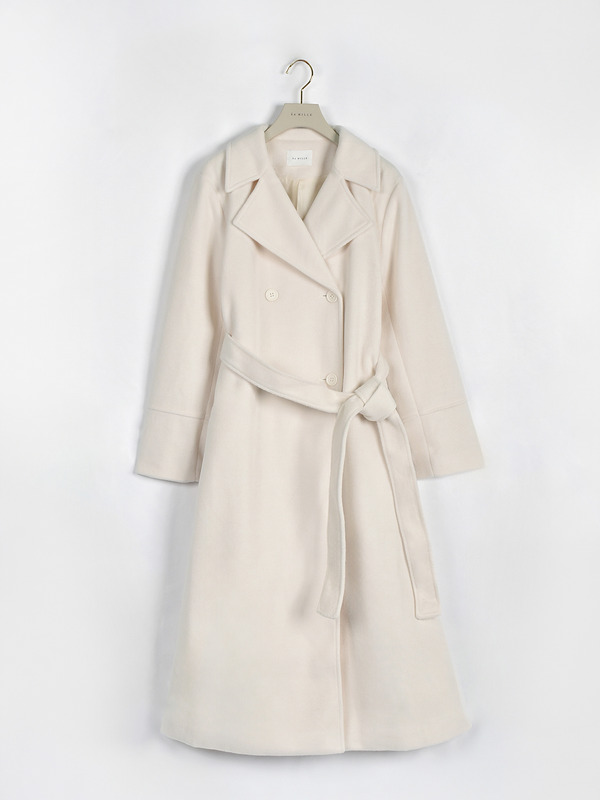 ダブルボタンロングコート 詳細画像 オフホワイト 1