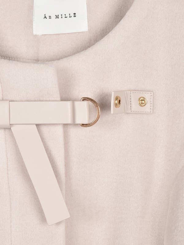 リボンフレアノーカラーコート 詳細画像 ブラック 11