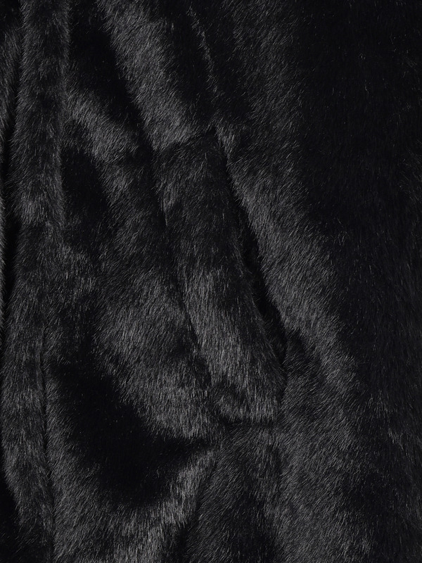 ボリュームファーミドルコート 詳細画像 ブラック 11