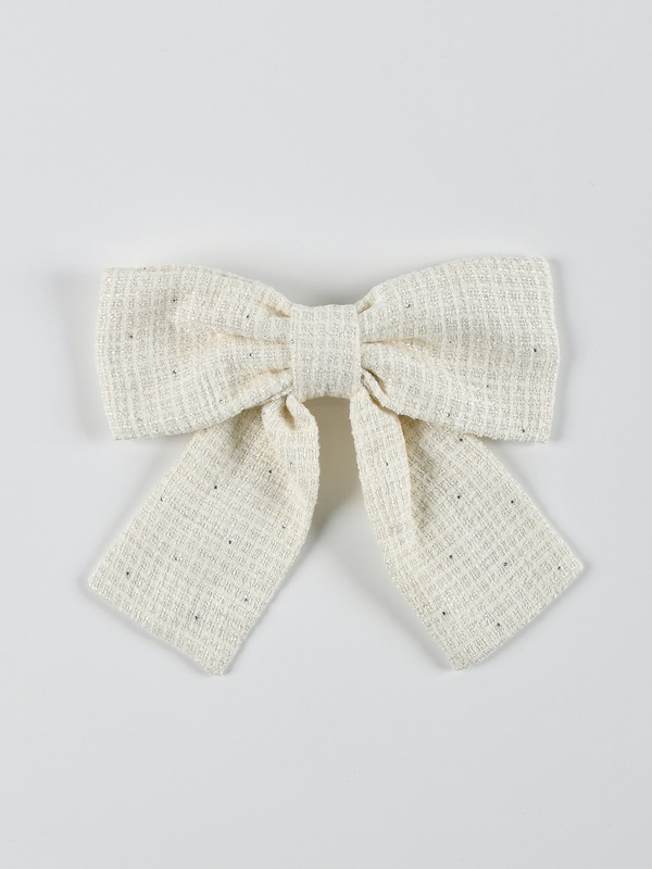 ツイードリボンバレッタ 詳細画像 ブラック 16