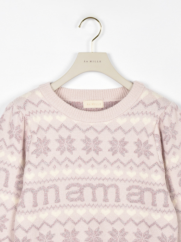 amノルディックニット 詳細画像 グレイ 11