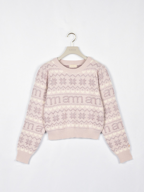 amノルディックニット 詳細画像 グレイ 16