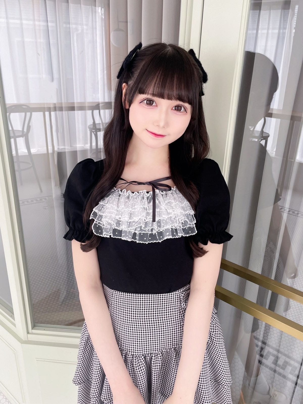 evelyn 半袖クシュリブTP ブラック evelyn on X: 