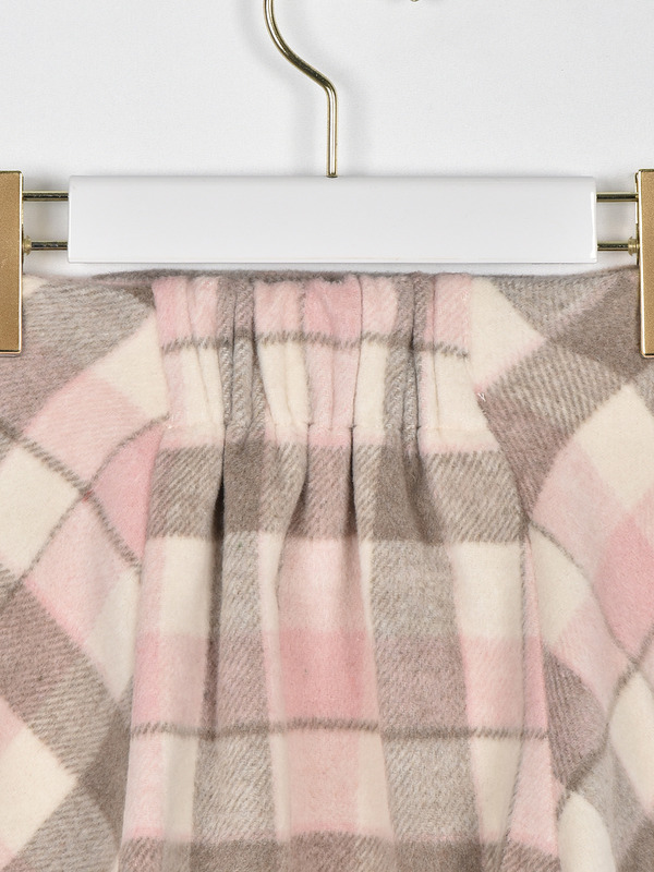 ハイウエストチェックスカート 詳細画像 ブラック 16