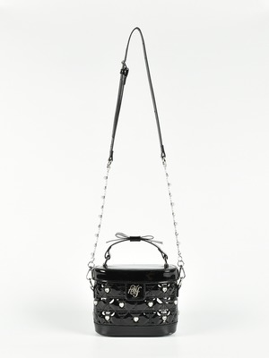 ハートビジューバニティBAG