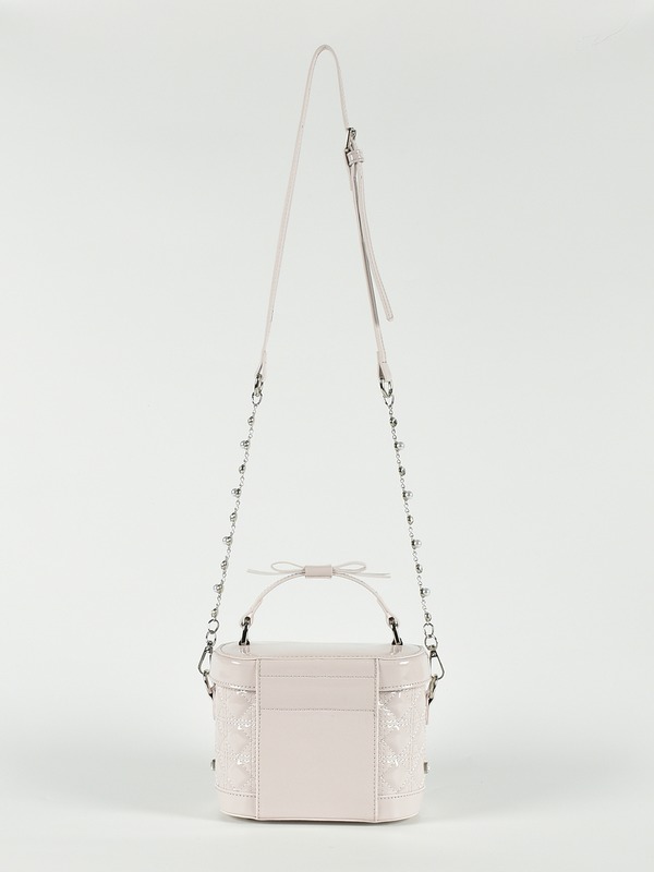 ハートビジューバニティBAG 詳細画像 ブラック 1