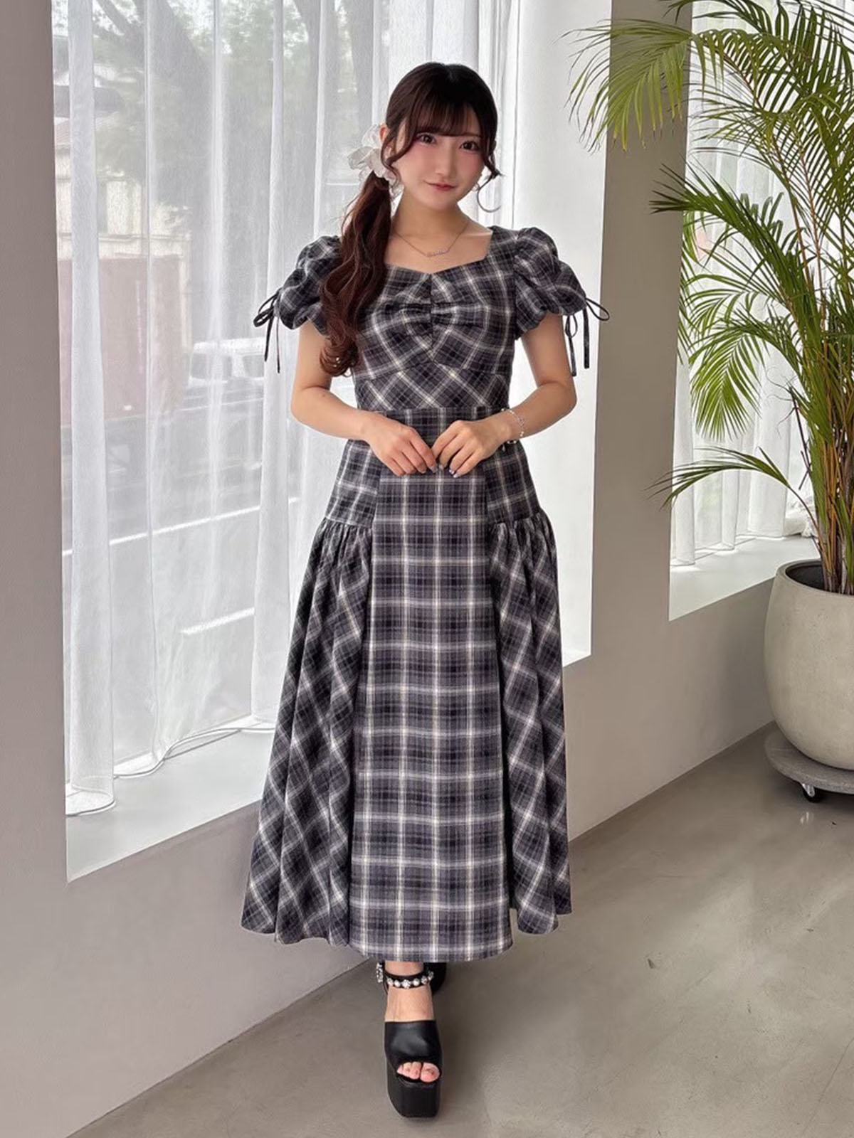 evelyn エブリン ワンピース evelyn エブリン ロングワンピース（初売り旅行 evelyn
