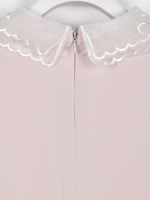 ビジュー襟フリルブラウス 詳細画像 オフホワイト 11