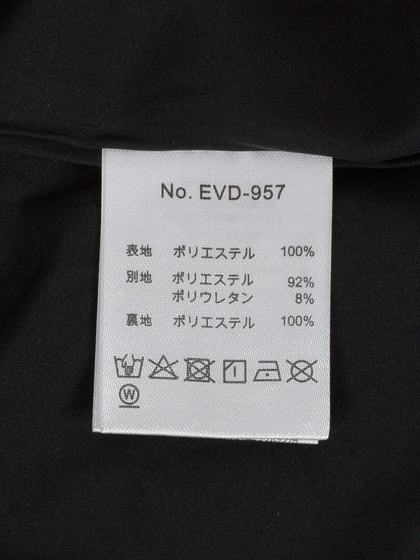 リボンベロアチェックワンピース 詳細画像 ブラック 16