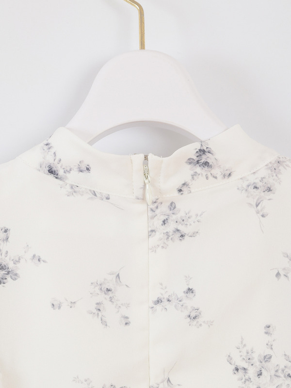 フリルリボン長袖ブラウス 詳細画像 ブラック 16