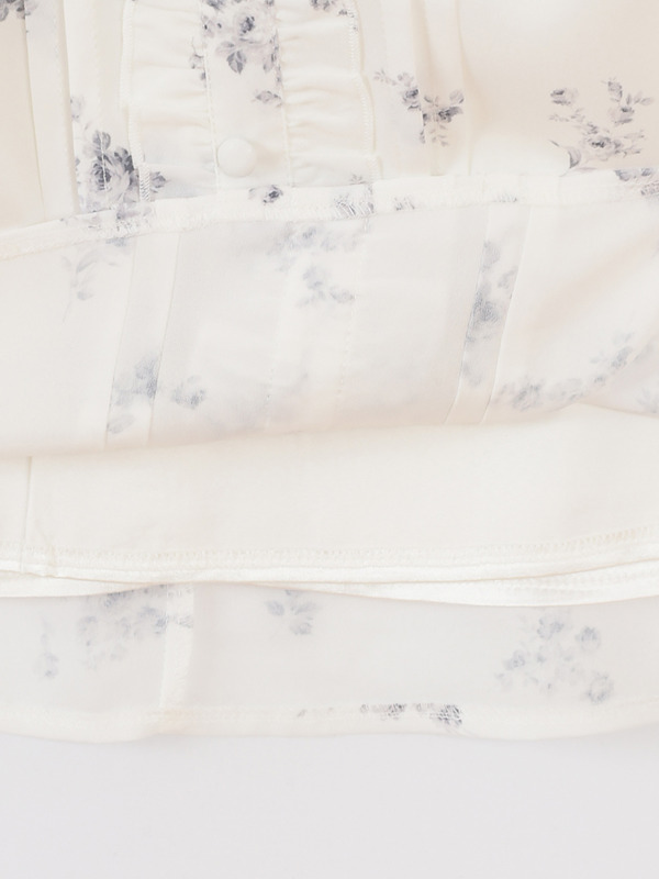 フリルリボン長袖ブラウス 詳細画像 ブラック 16