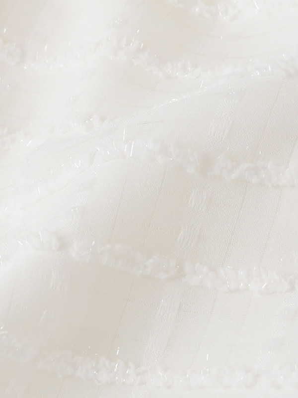 フリルリボン長袖ブラウス 詳細画像 ブラック 16