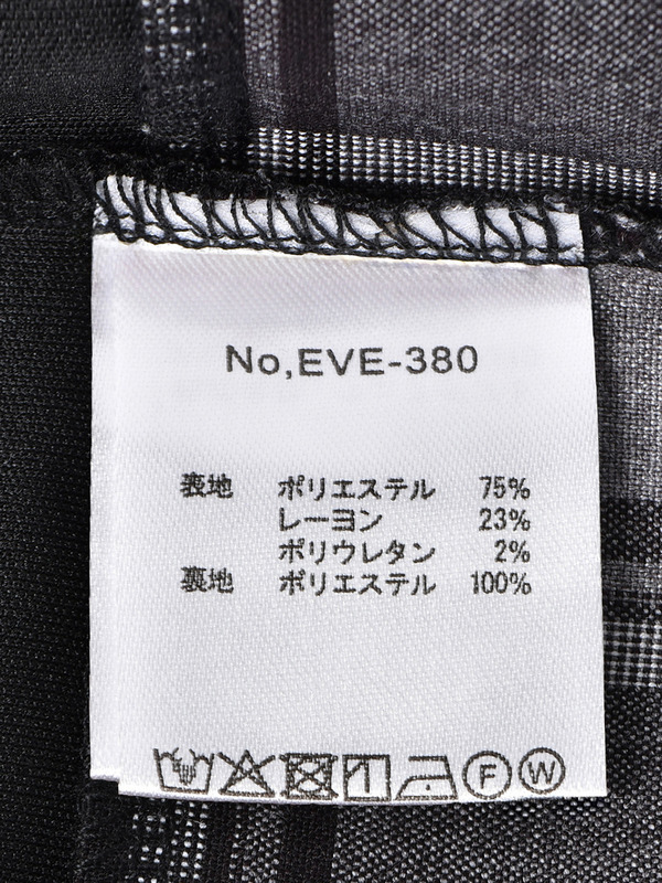 フロントリボンチェックロンパース 詳細画像 ブラック 11