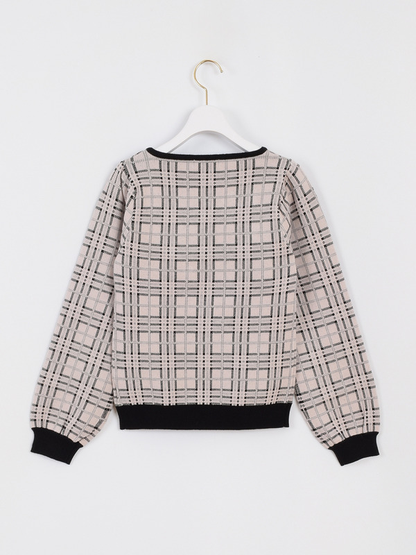 オリジナルチェックニット 詳細画像 ブラック 16