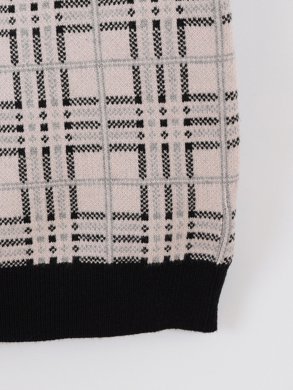 オリジナルチェックニット 詳細画像 ブラック 16