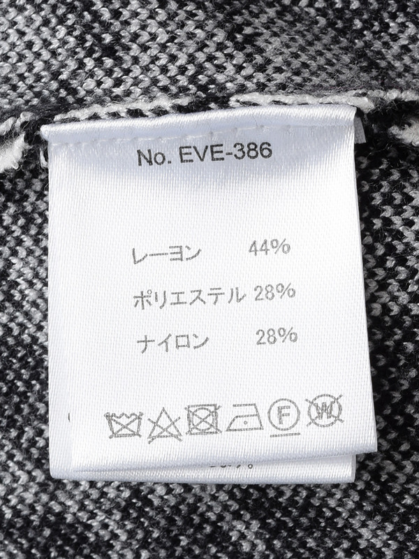 パフ袖ダブルリボンニット 詳細画像 ブラック 16