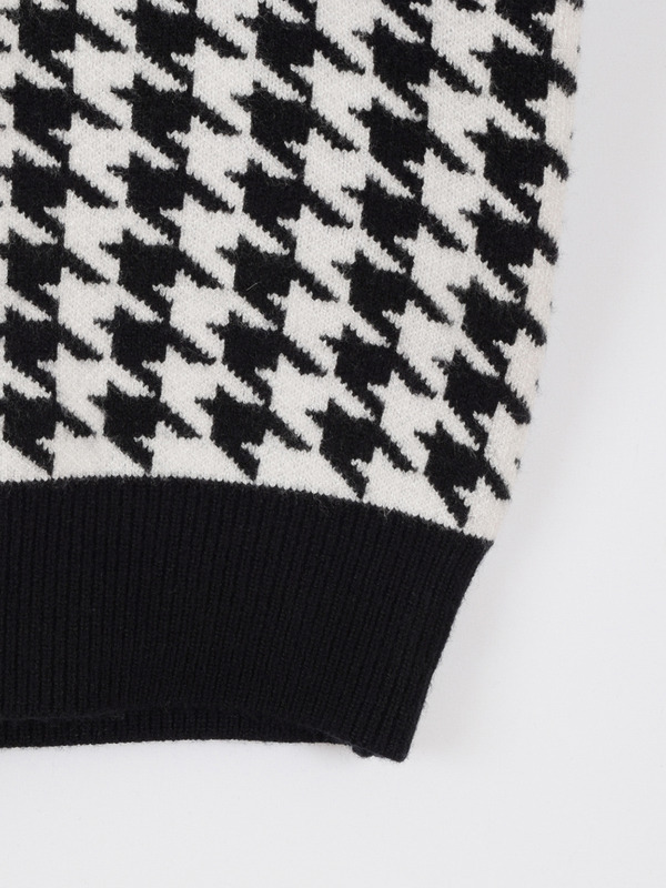 パフ袖ダブルリボンニット 詳細画像 ブラック 16