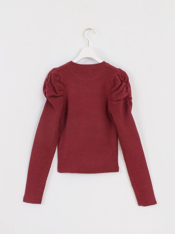 ハートカットラメリブニット 詳細画像 ブラック 16