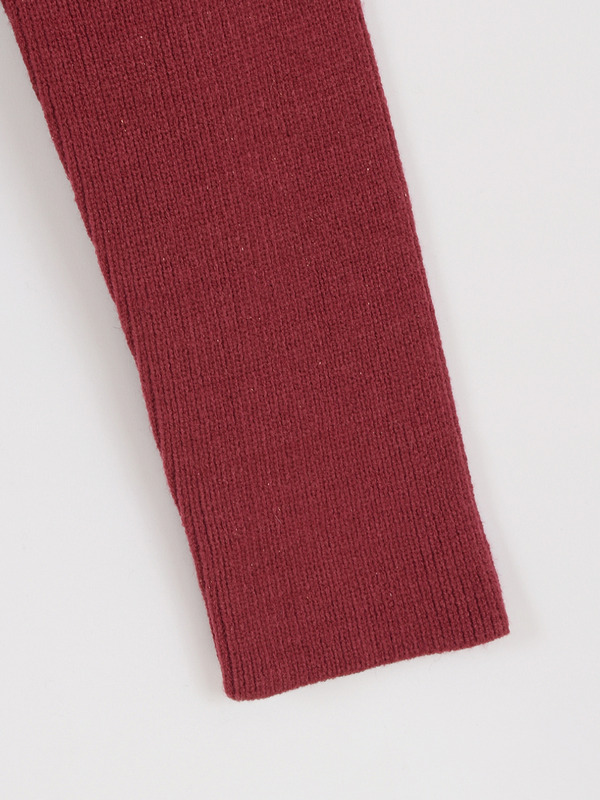 ハートカットラメリブニット 詳細画像 ブラック 16