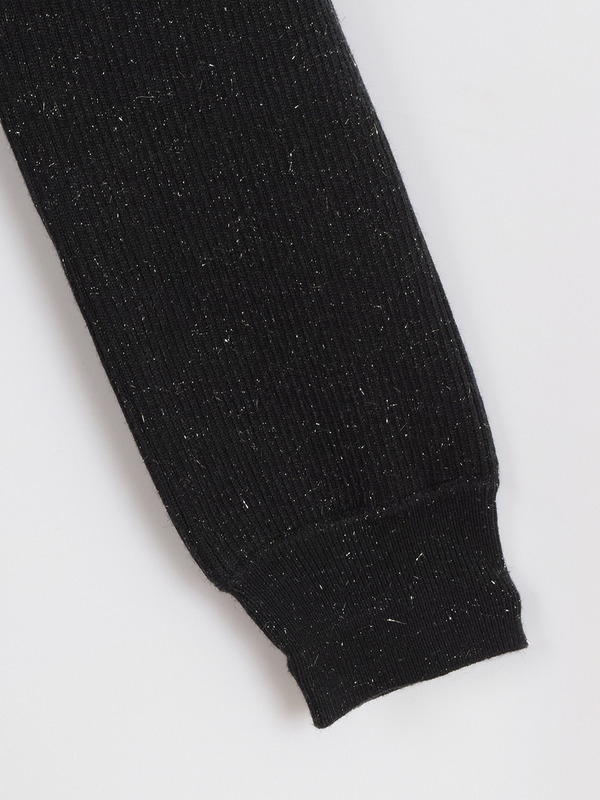 リボンラメニットワンピース 詳細画像 ブラック 11