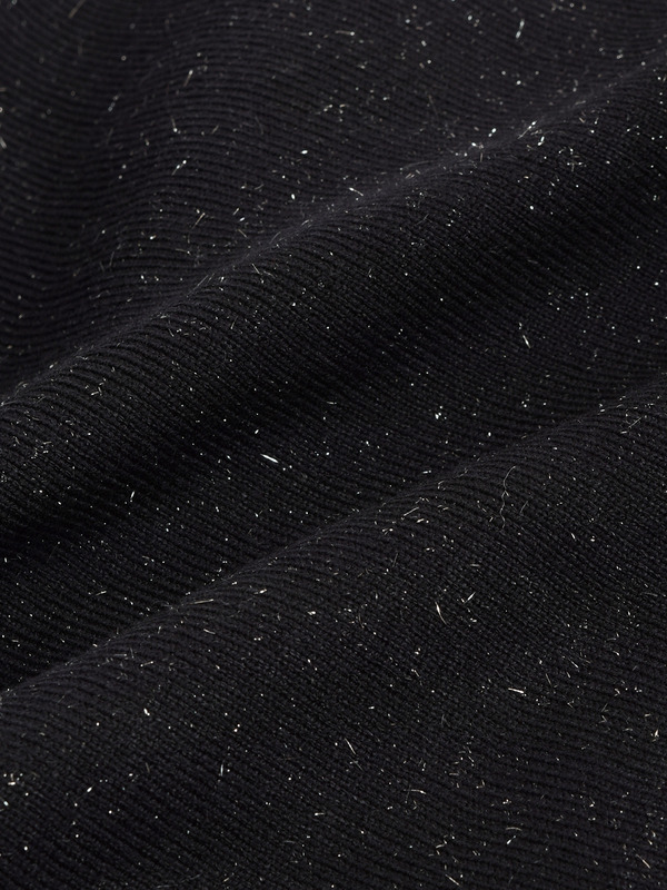 リボンラメニットワンピース 詳細画像 ブラック 11