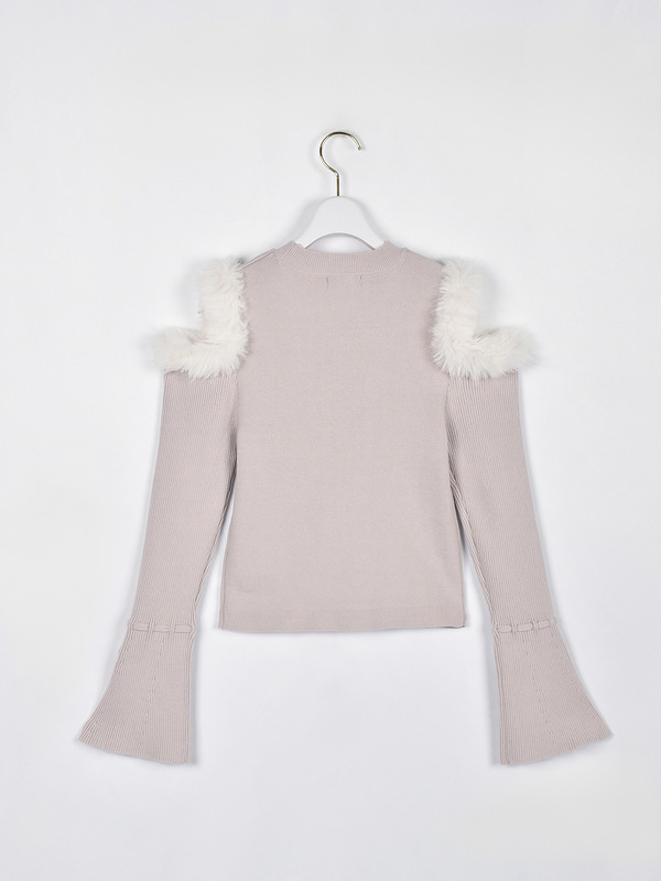 ファービジューペプラムニット 詳細画像 ブラック 11