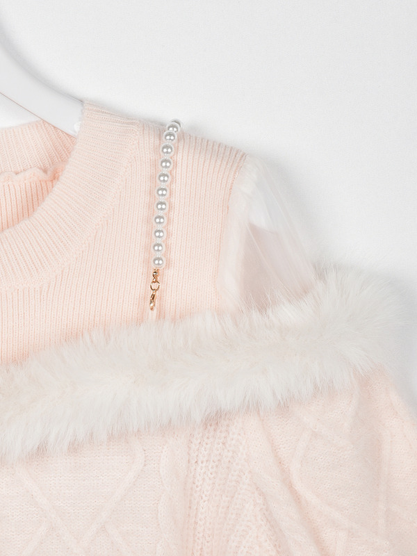 ファーオフショルシャギーニット 詳細画像 ブラック 16