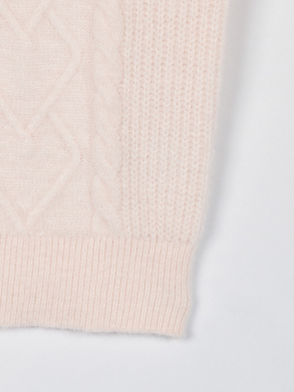 ファーオフショルシャギーニット 詳細画像 ブラック 16