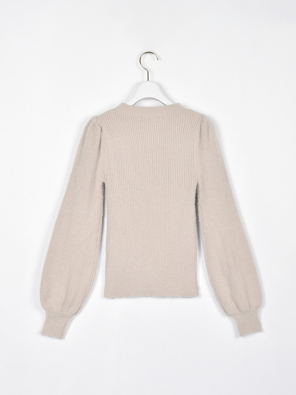 リボンシャギーニット 詳細画像 ブラック 11