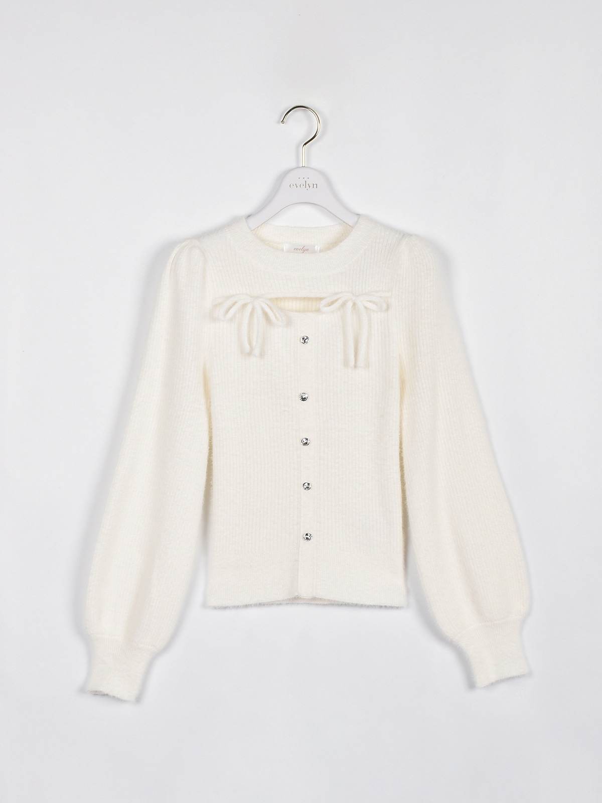 今週限定大幅お値下げ！！ evelyn シフォンリボンニットLS ダブルリボンニット｜evelyn（エブリン）公式通販サイト