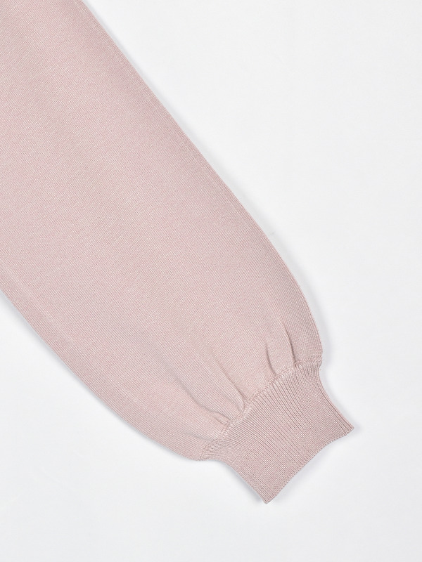 チェック襟ニット 詳細画像 ブラック 16