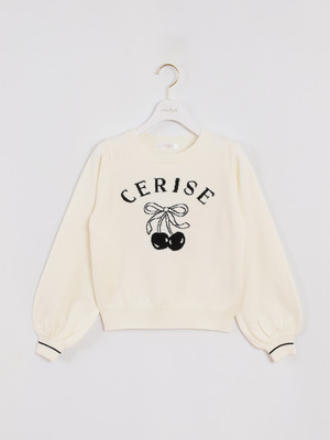 チェリーリボンニット