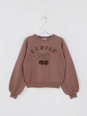 チェリーリボンニット