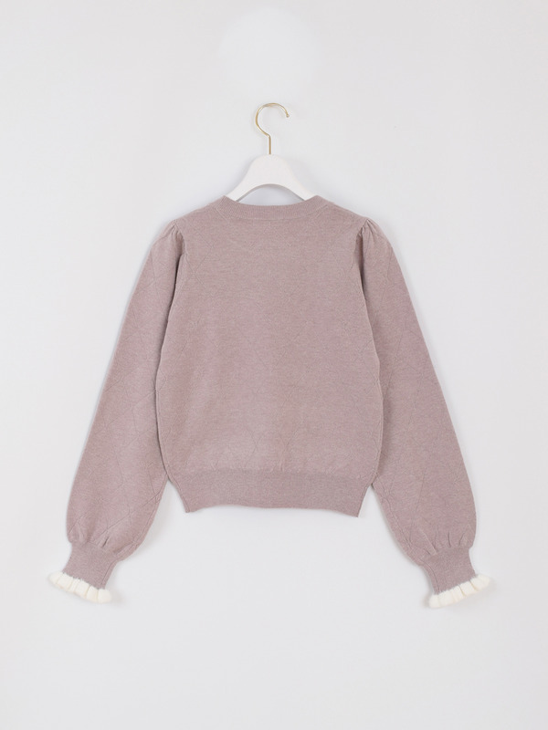 フェザーリボンニット 詳細画像 オフホワイト 16