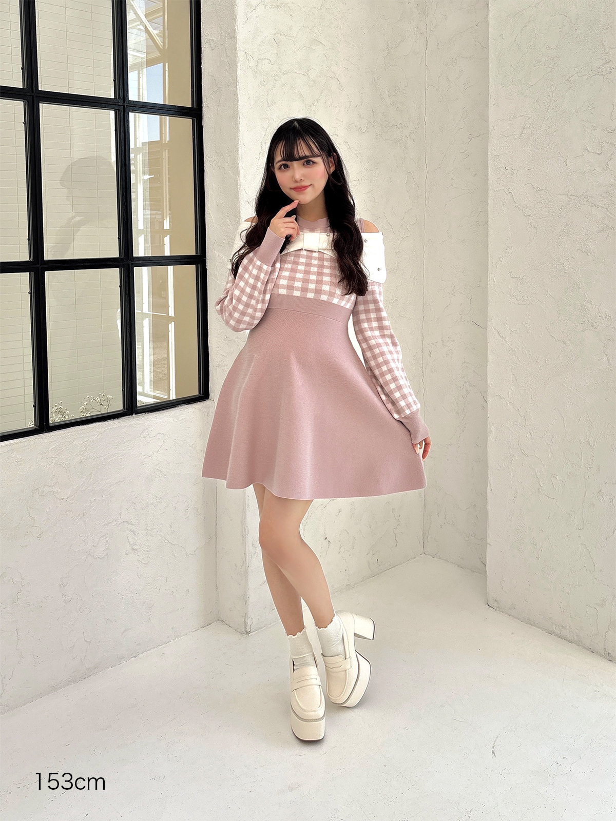 evelyn リボンボレロ　ワンピース　ピンク11/10〆【即日発送】 evelyn リボンボレロ ワンピース ピンク【即日発送】 evelyn リボン