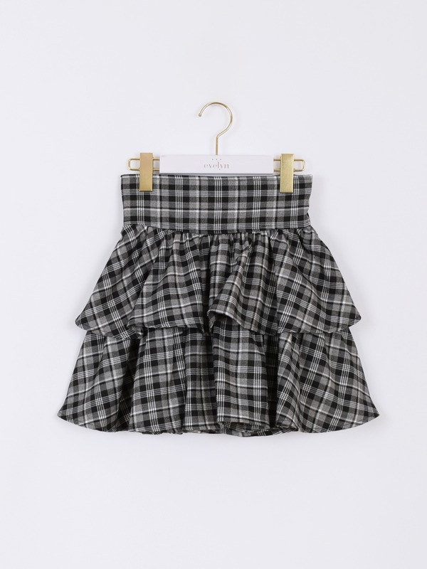 ティアードミニスカート 詳細画像 ブラック 16