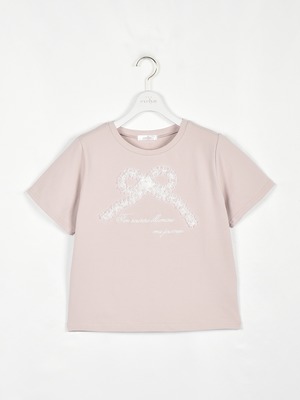チュールリボンTシャツ