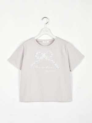 チュールリボンTシャツ