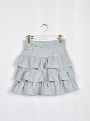 クロスティアードスカート