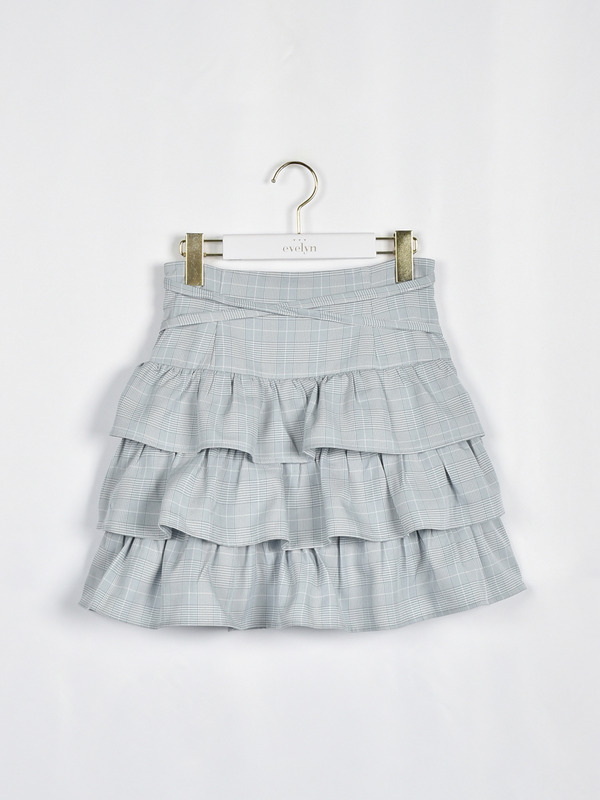 クロスティアードスカート 詳細画像 アイスグレイ 1