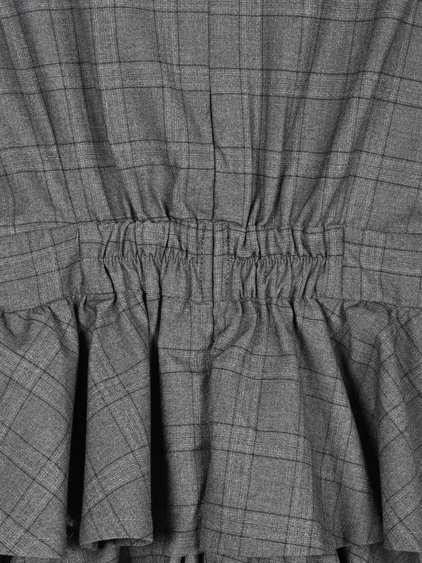 3段ティアードワンピース 詳細画像 チャコール 11