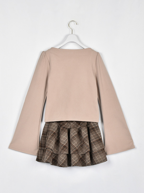 チェックカットセットアップ 詳細画像 ベージュ 16