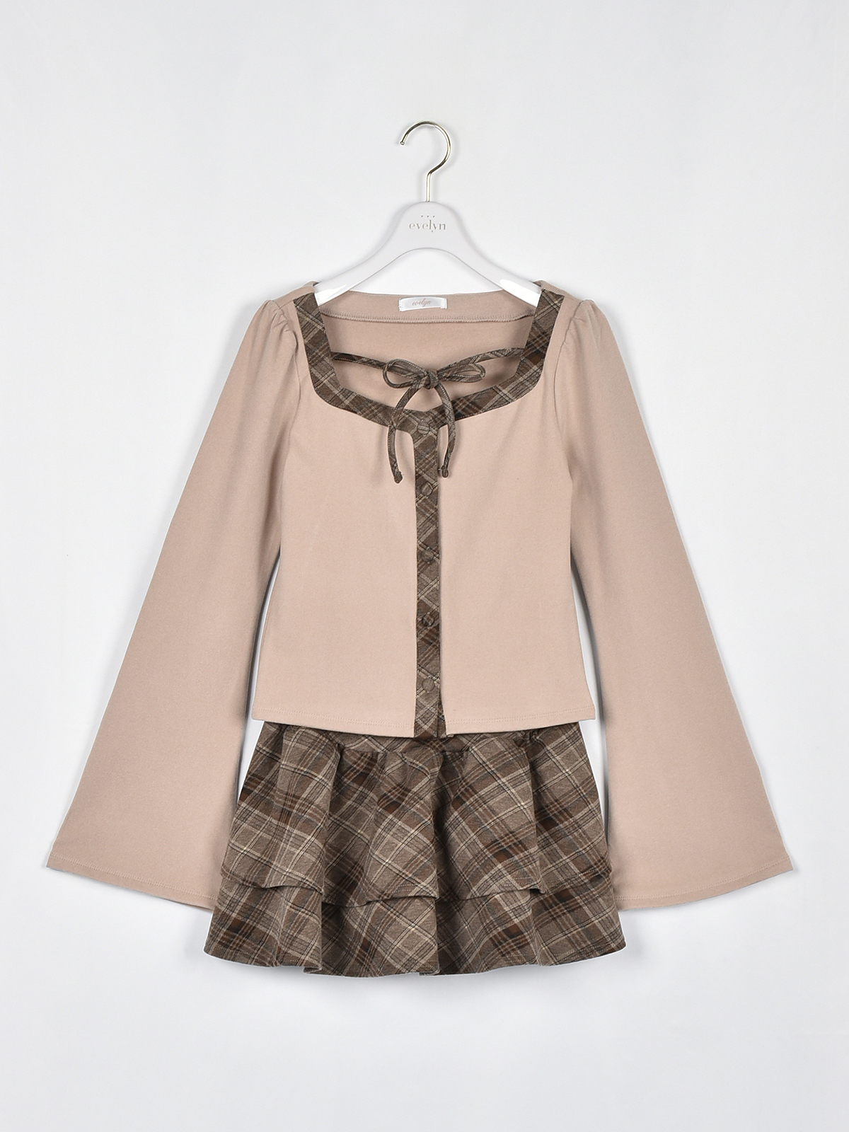チェックカットセットアップ｜evelyn（エブリン）公式通販サイト